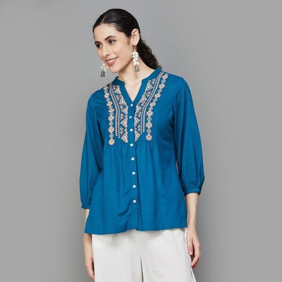 global desi women embroidered tunic