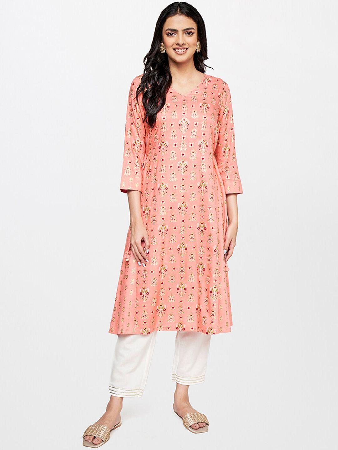 global desi women ethnic motifs printed kurta