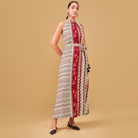 global desi women printed maxi dress