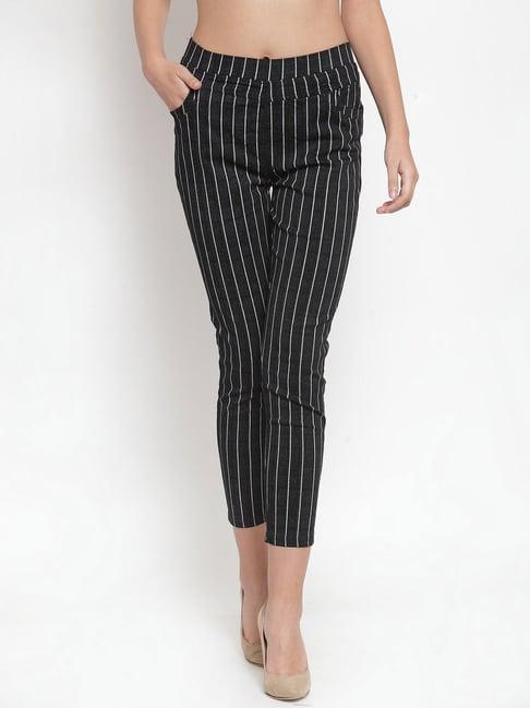 global republic black checks jeggings