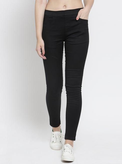 global republic black slim fit jeggings