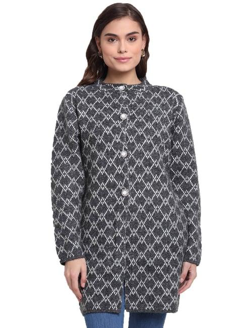 global republic grey printed coat