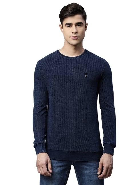 global republic indigo regular fit sweatshirt