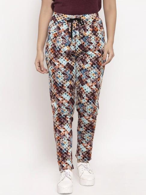 global republic multicolored printed pants