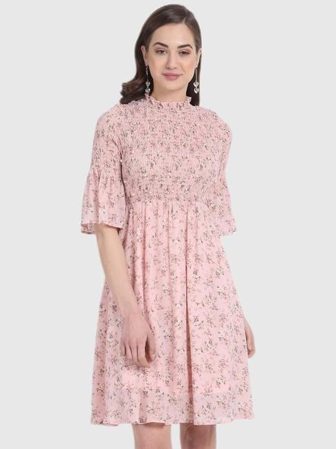 global republic peach floral print dress