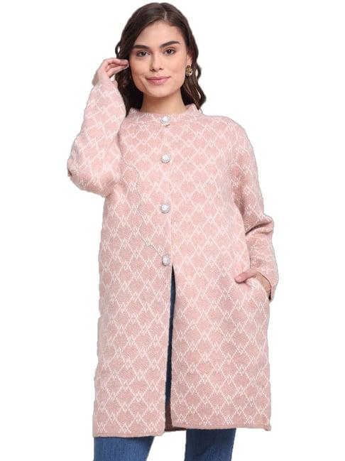 global republic pink printed coat