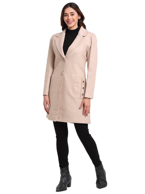 global republic pink regular fit coat