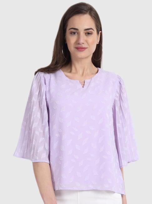 global republic purple printed top