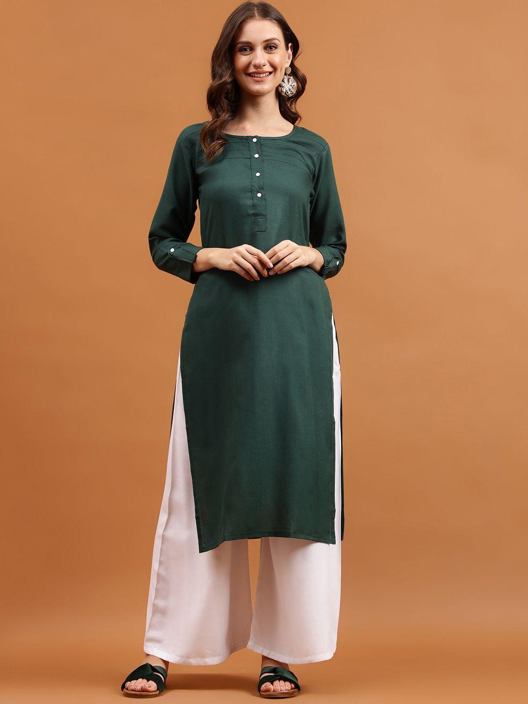 globon impex round neck stright kurta