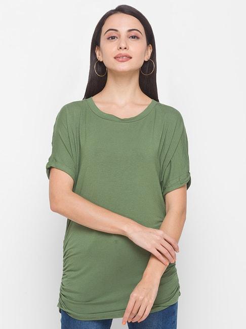 globus green regular fit t-shirt