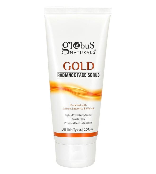 globus naturals gold radiance face scrub - 100 gm