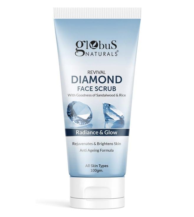 globus naturals revival diamond face scrub - 100 gm