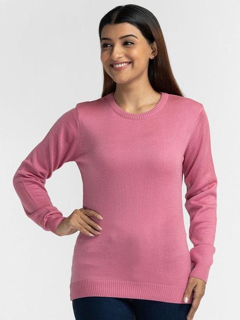 globus pink regular fit sweater