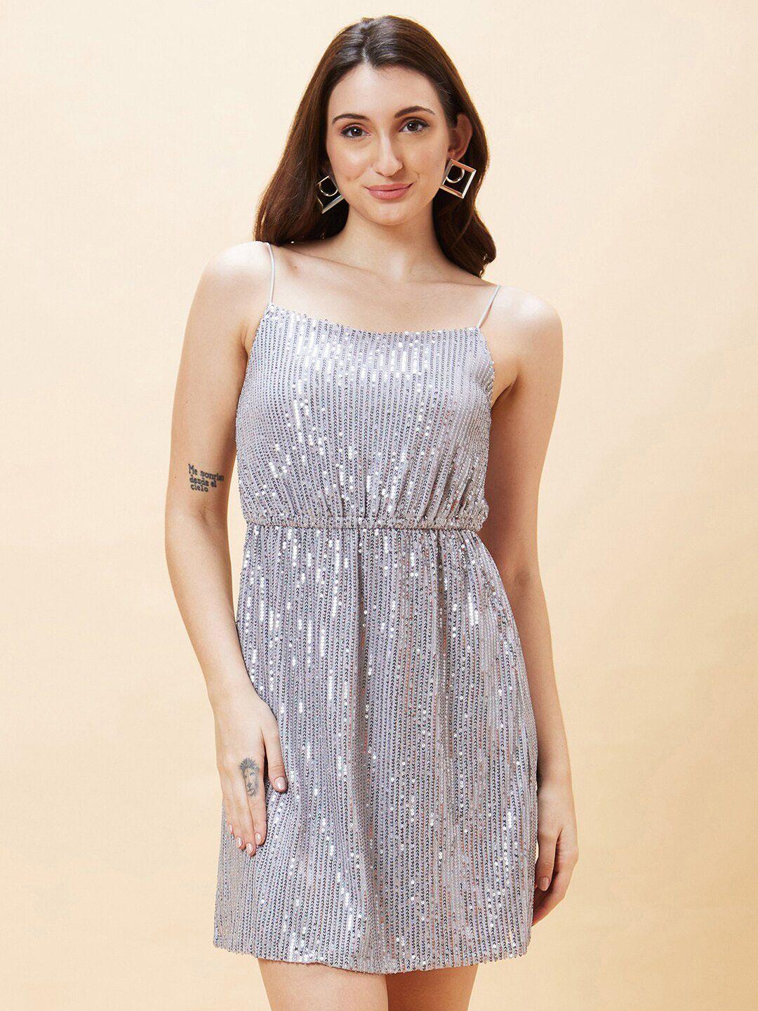 globus-silver-toned-embellished-shoulder-straps-sequined-a-line-dress