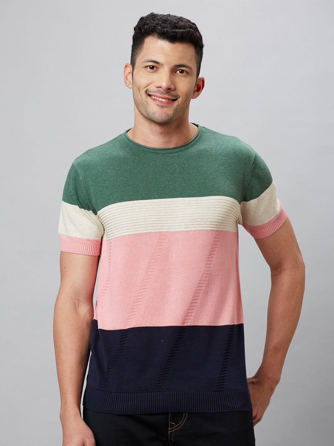globus striped pure cotton t-shirt