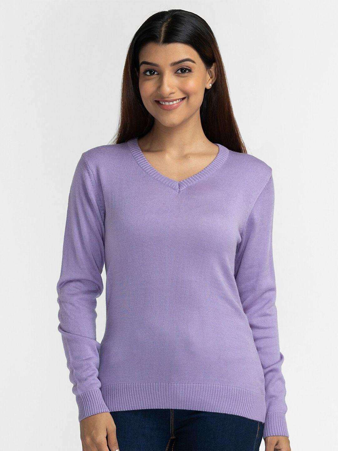 globus women lavender pullover