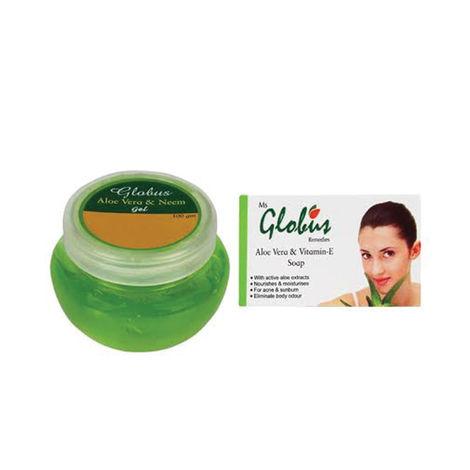 globus aloe gel & aloe soap (175 g)