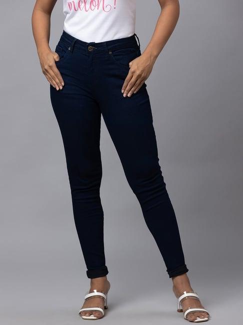 globus blue cotton mid rise jeans