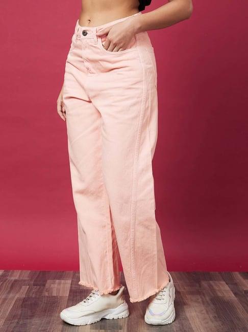 globus blush pink jeans