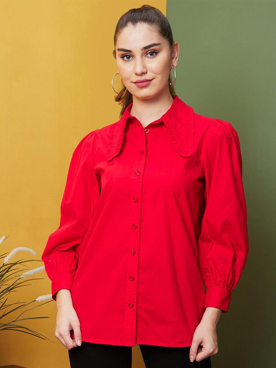 globus cotton shirt style top