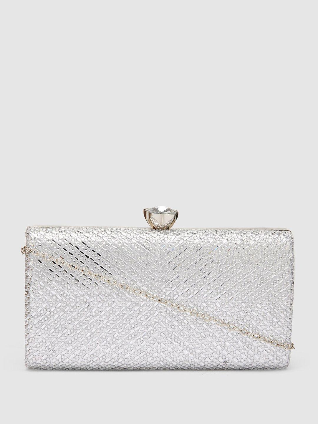 globus embellished party box clutch