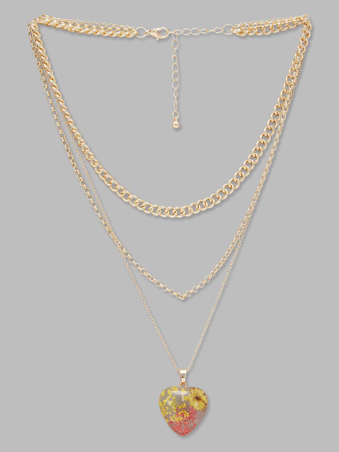 globus gold-plated necklace