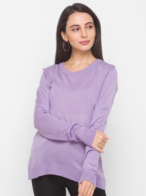 globus lavender regular fit sweater