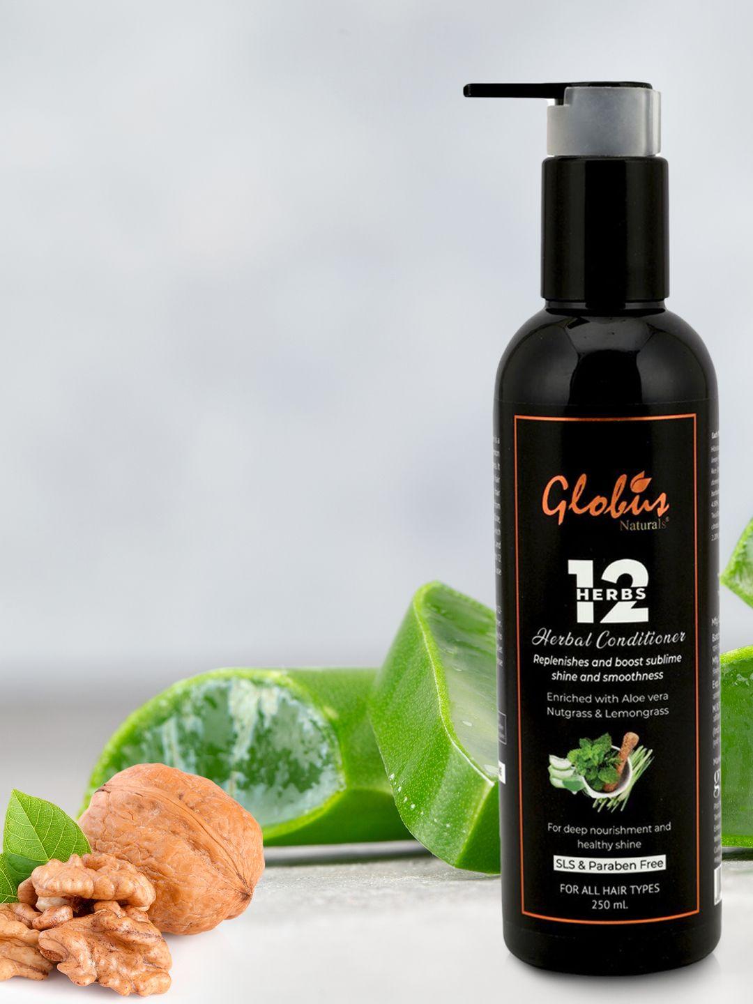 globus naturals 12 herbs hair growth shampoo 250 ml