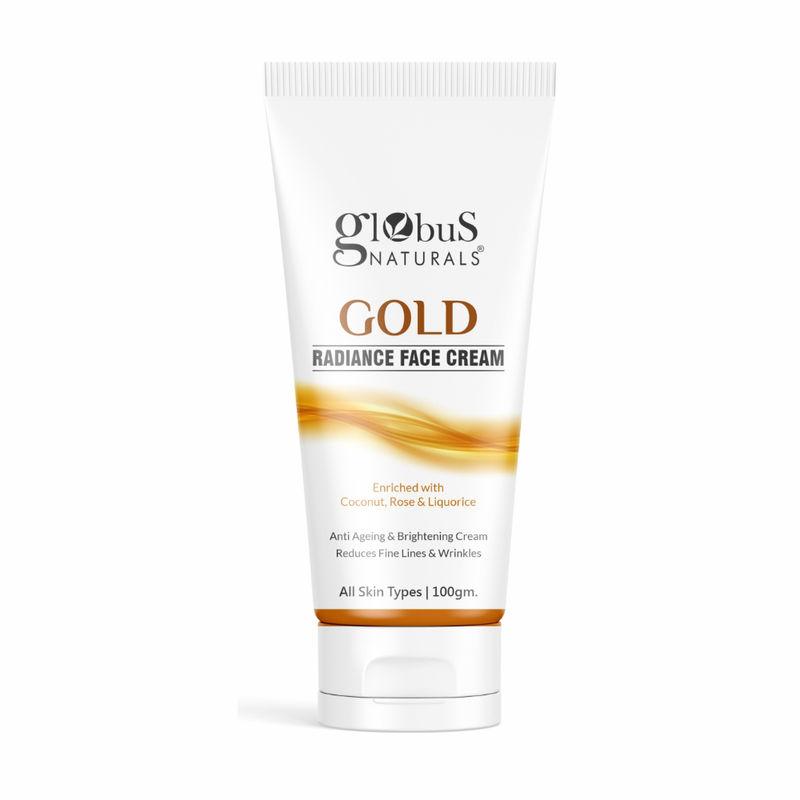 globus naturals gold radiance face cream
