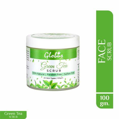 globus naturals green tea scrub ( 100 g)