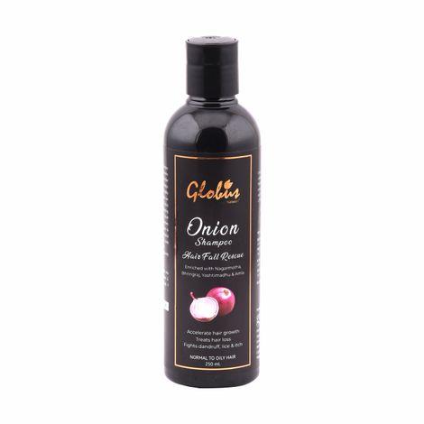 globus naturals hair fall rescue onion shampoo (250 ml)
