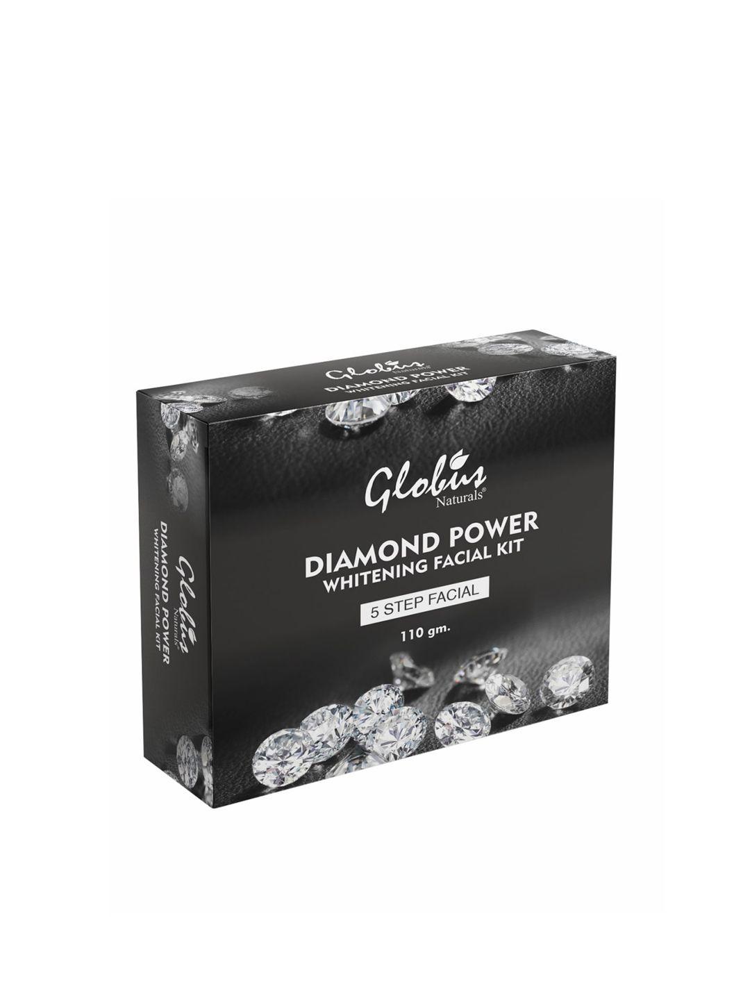 globus naturals lightening diamond facial kit for skin tightening and ultra glow