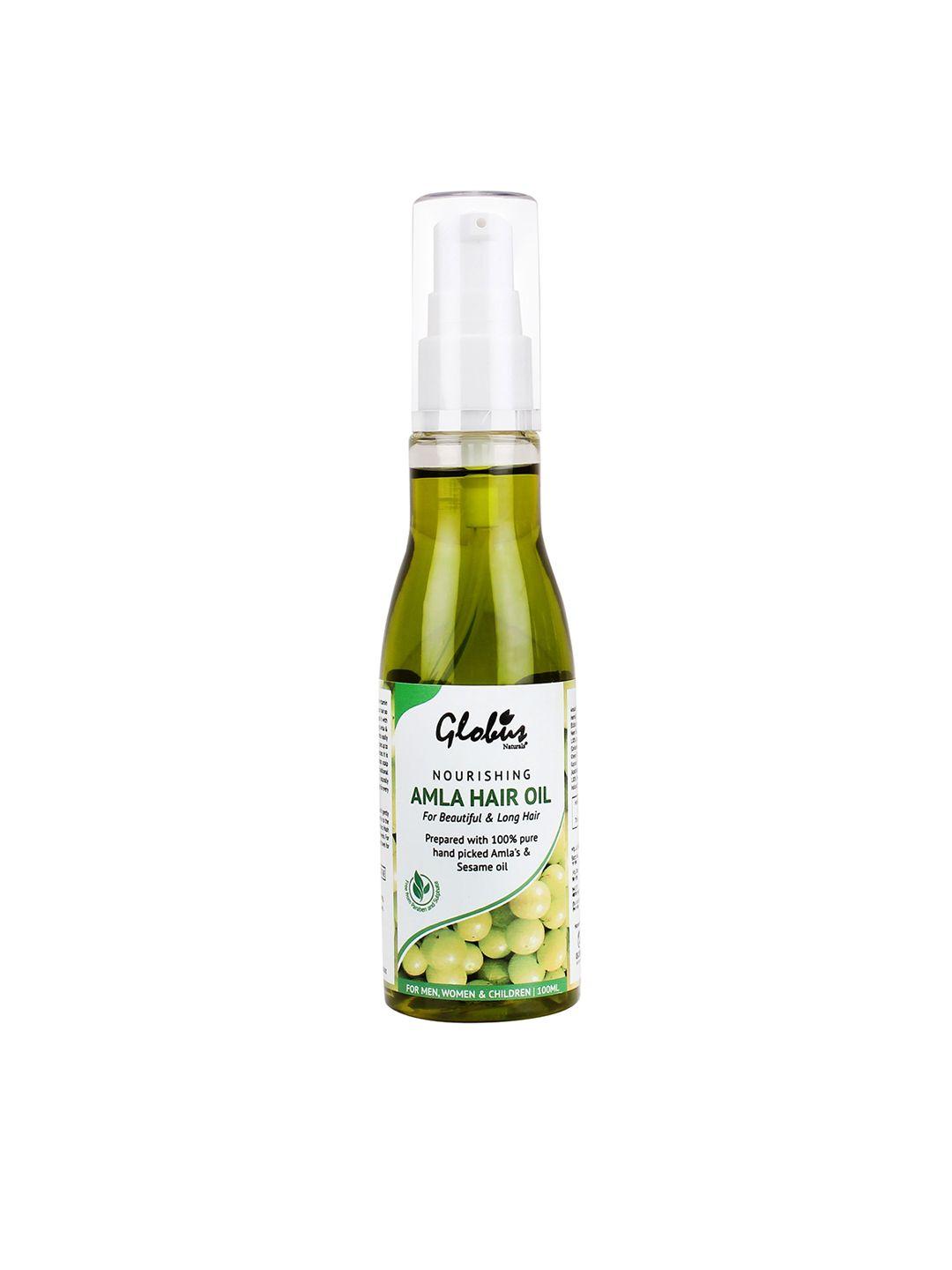 globus naturals nourishing amla hair oil 100ml