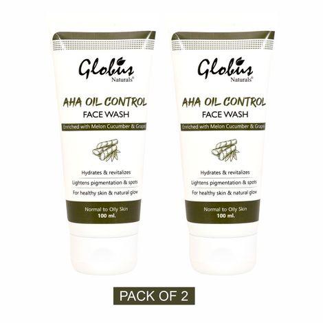 globus naturals purifying papaya face wash (100 ml) pack of 2