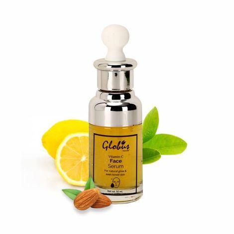 globus naturals vitamin c face serum (30 ml)|for natural glow & even toned skin100% natural | paraben free | sls free | suitable for all skin types