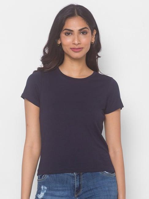 globus navy regular fit t-shirt