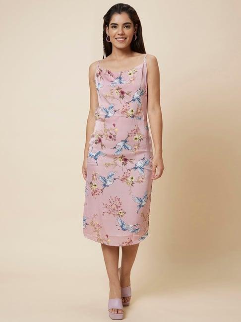 globus peach floral print other dress