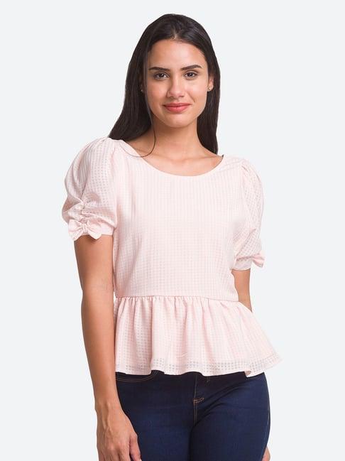 globus peach self design top