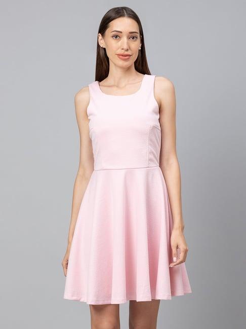 globus pink a-line dress