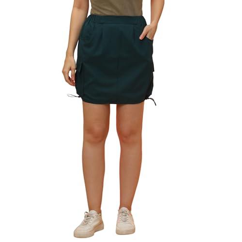 globus women skirt (gs565180_forest green_32)