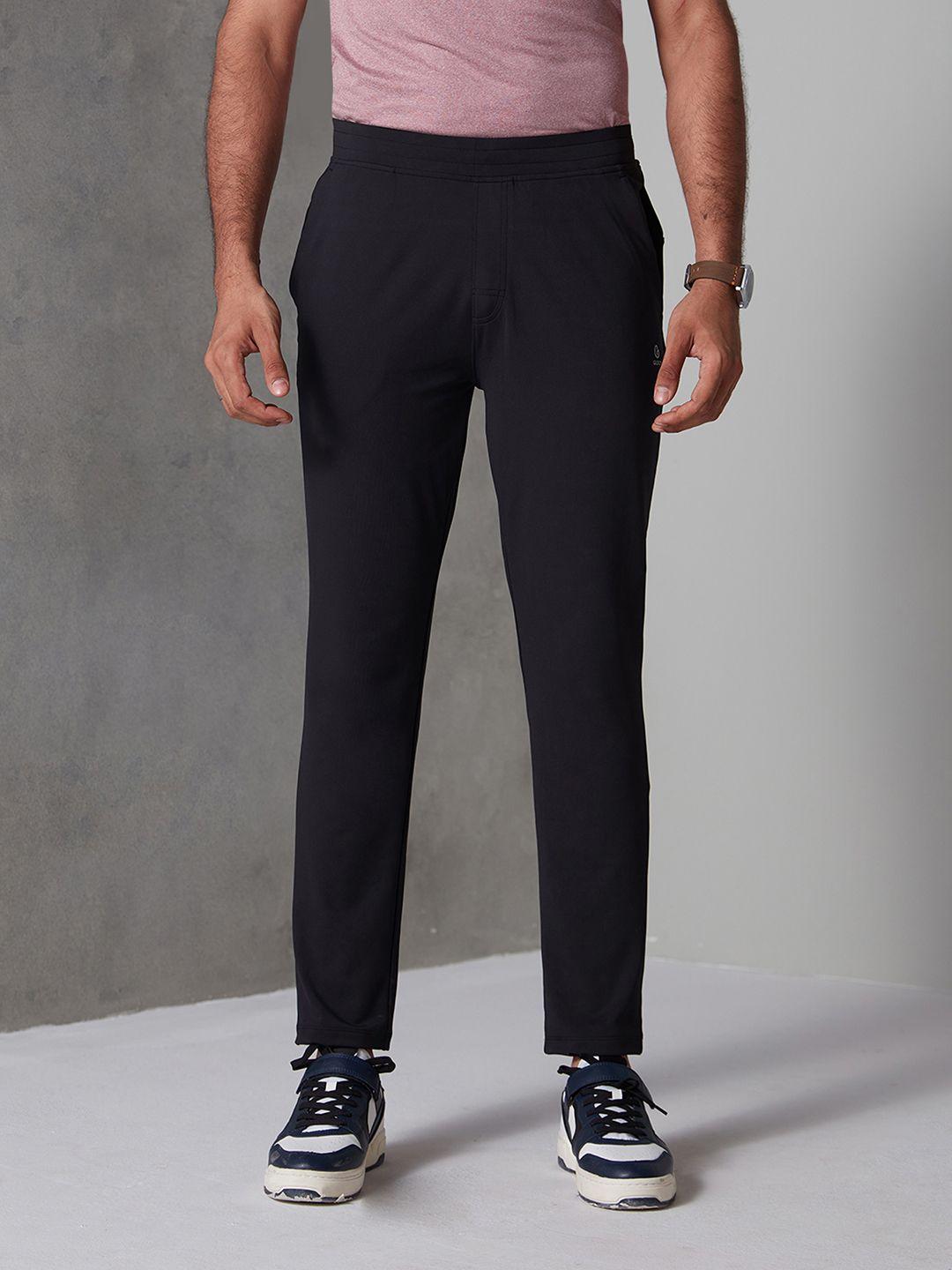 gloot slislim-fit anti-odour sports track pants with smart zip pocket