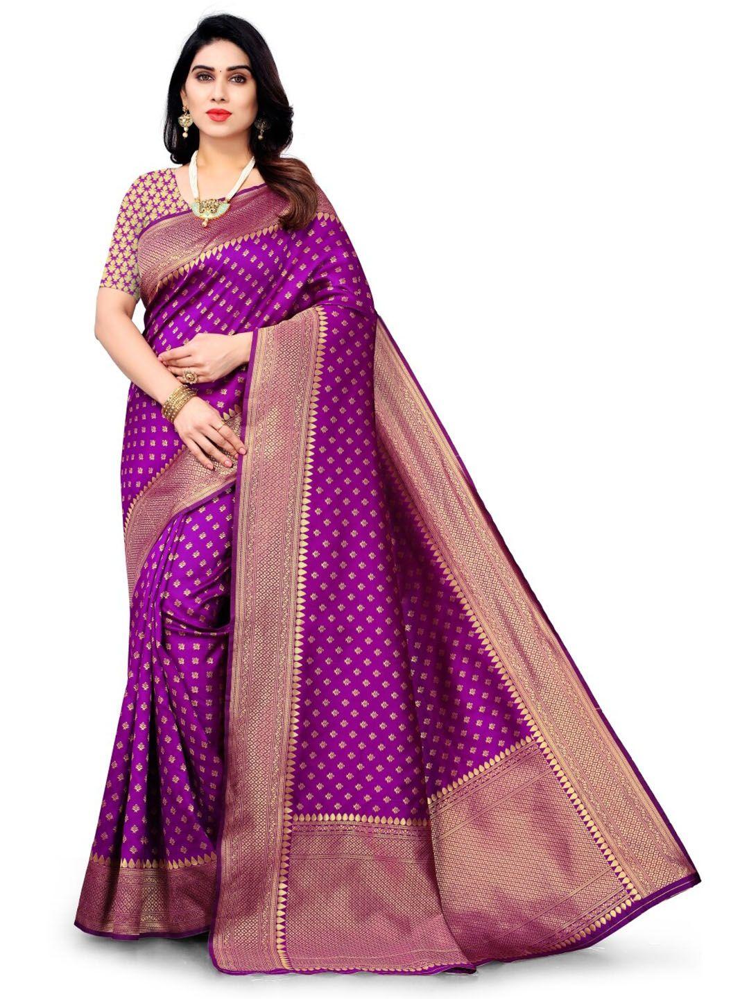 glorisa ethnic motifs woven design zari kanjeevaram saree