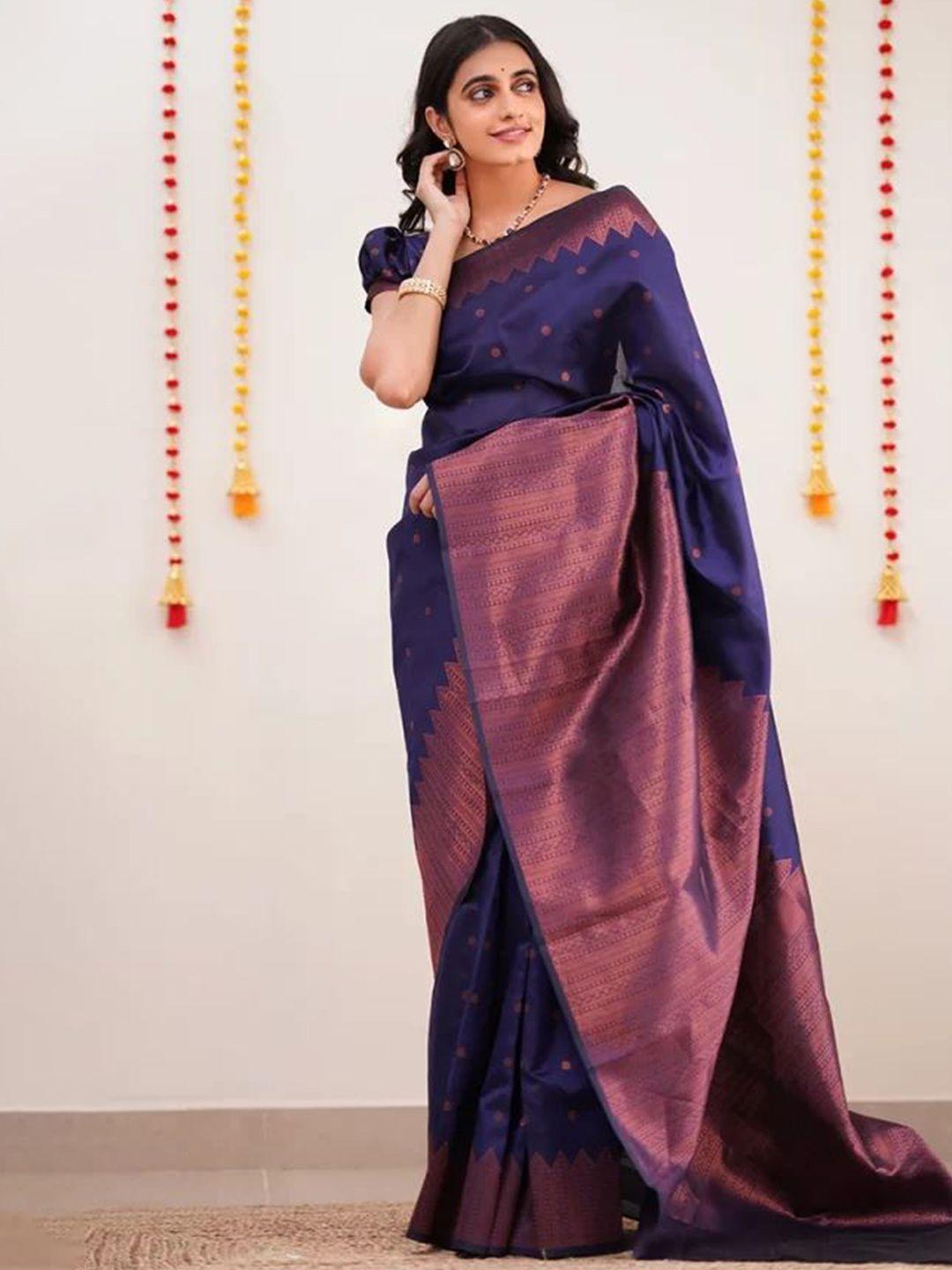 glorisa ethnic motifs woven design zari kanjeevaram saree