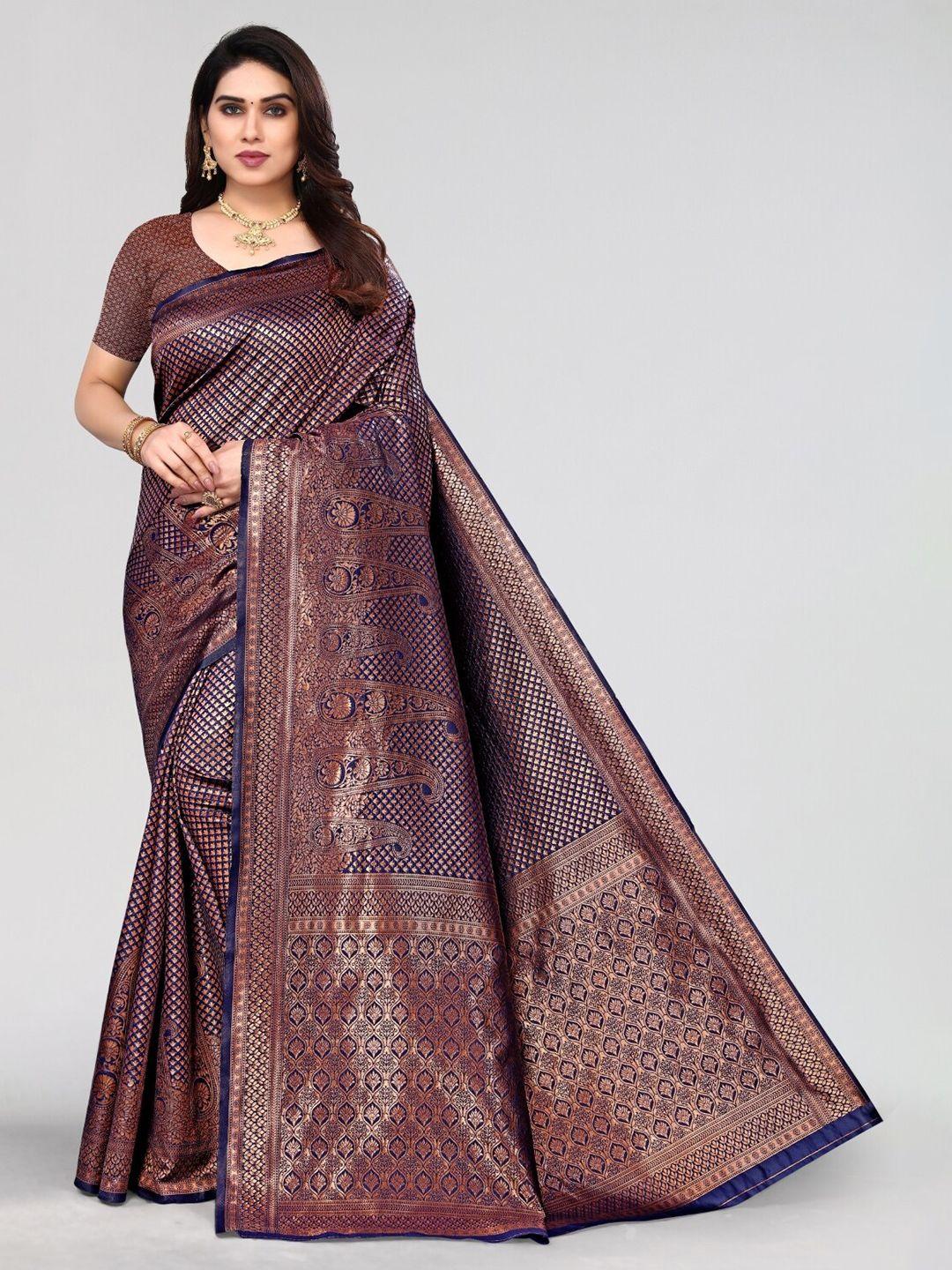 glorisa ethnic motifs woven design zari kanjeevaram saree