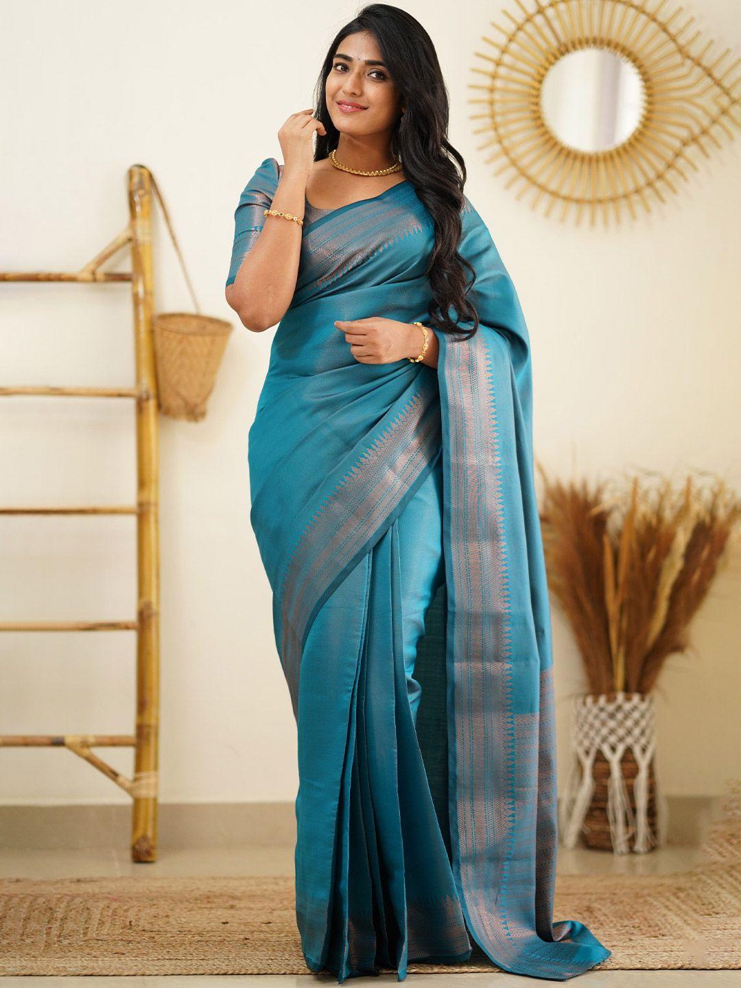 glorisa ethnic motifs zari silk banarasi saree