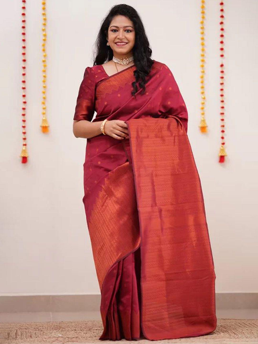 glorisa ethnic motifs zari silk banarasi saree