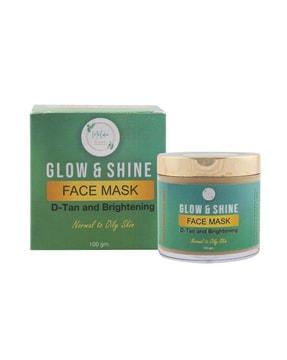 glow & shine face mask d-tan & brightening