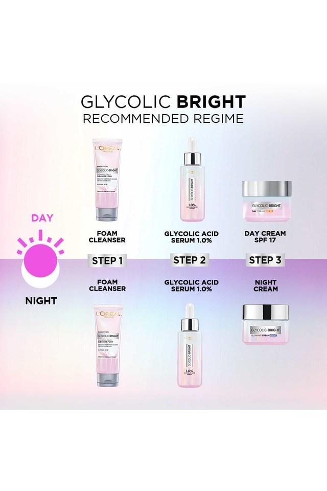 glycolic bright daily foaming face cleanser