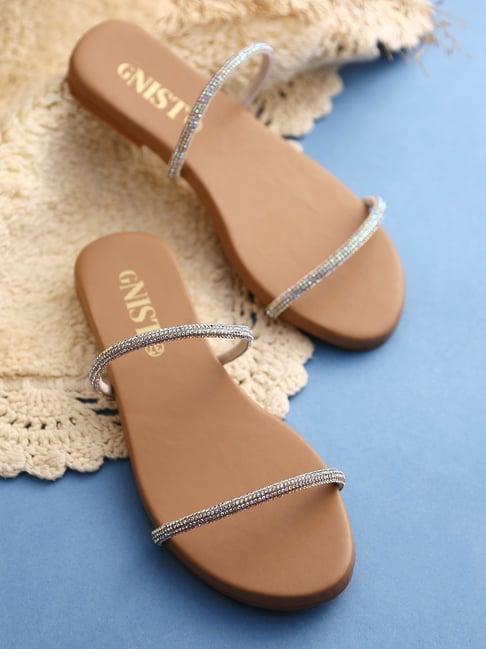 gnist women's beige casual sandals