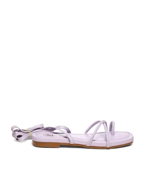 gnist women's lavender gladiator sandals